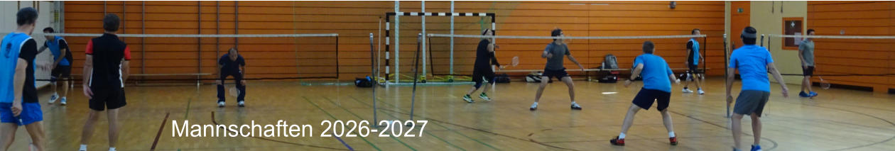 Mannschaften 2026-2027